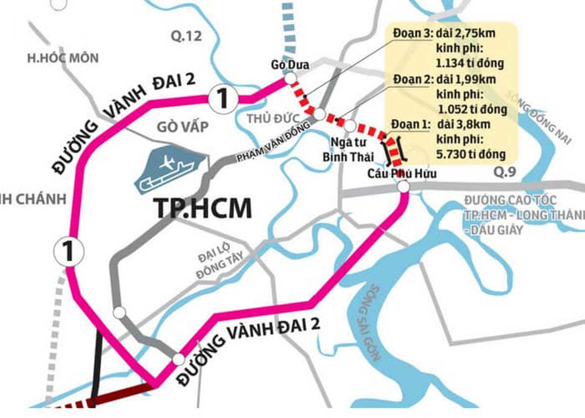 đường vành đai 2 tphcm - THÔNG TIN QUY HOẠCH ĐƯỜNG VÀNH ĐAI 2 TPHCM